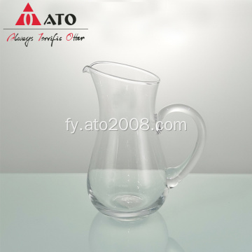 Kitchen Classical Clear Glass Water Coffee Jug Drinkware